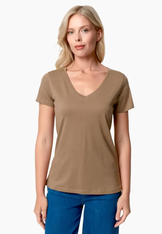 Tamarra T-shirt Mocha Brown sold by Ivalo.com