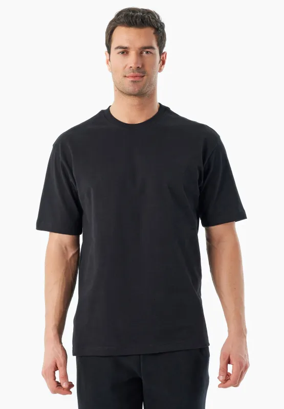Tussem Unisex Basic Organic Cotton T-Shirt Black sold by Ivalo.com