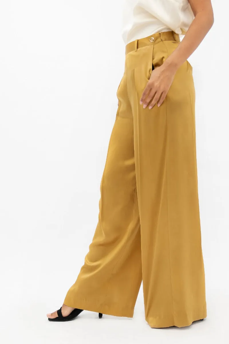 Branson Wide Leg Pants Mimosa Yellow sold by Ivalo.com product image thumbnail 3