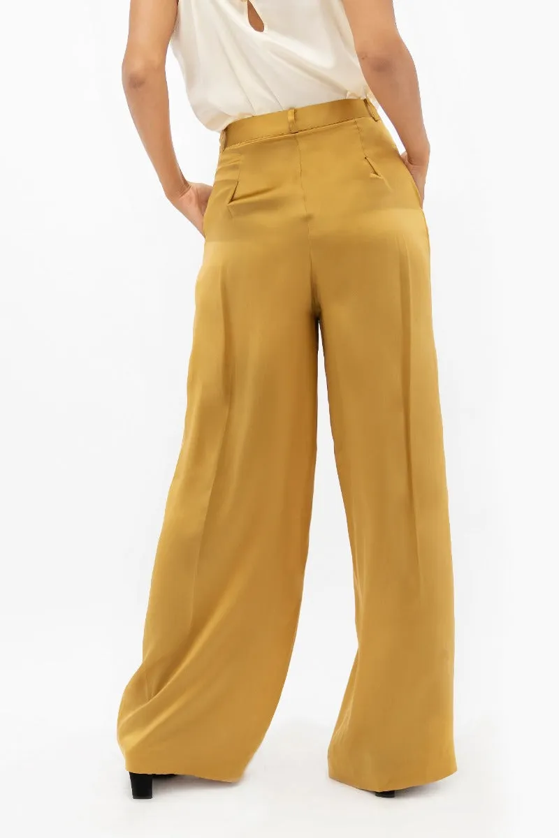 Branson Wide Leg Pants Mimosa Yellow sold by Ivalo.com product image thumbnail 4