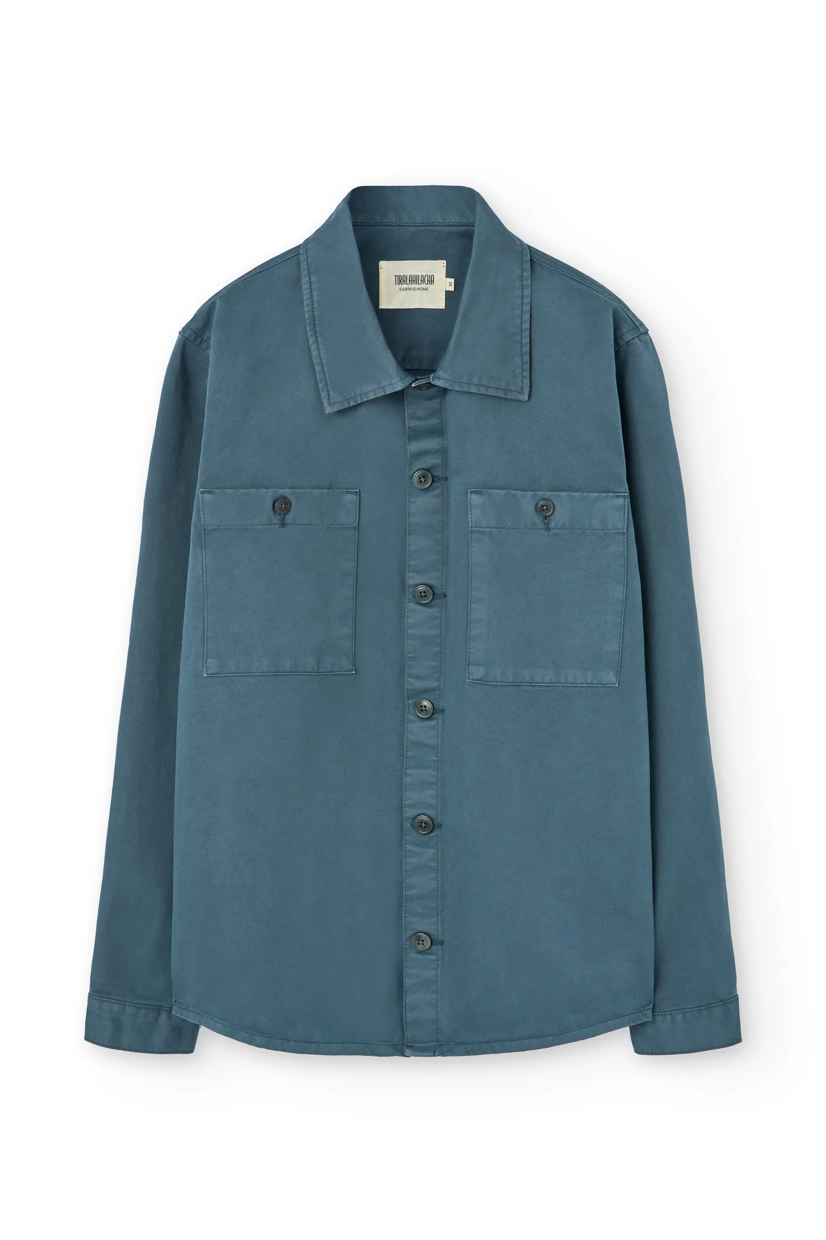 Helmut Unisex Organic Cotton Worker Overshirt Blue sold by Ivalo.com product image thumbnail 5