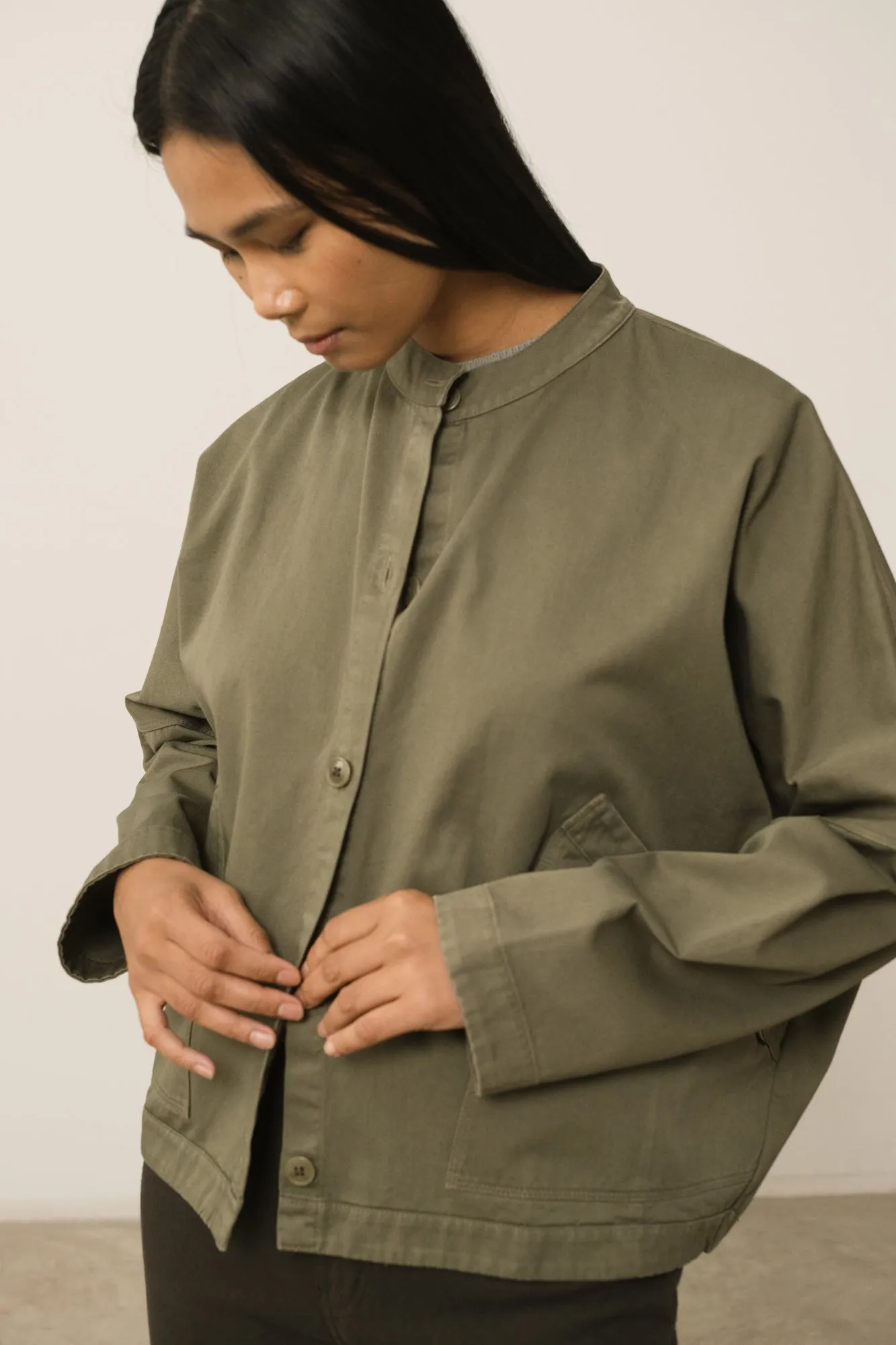 Henny Organic Cotton Jacket Green sold by Ivalo.com