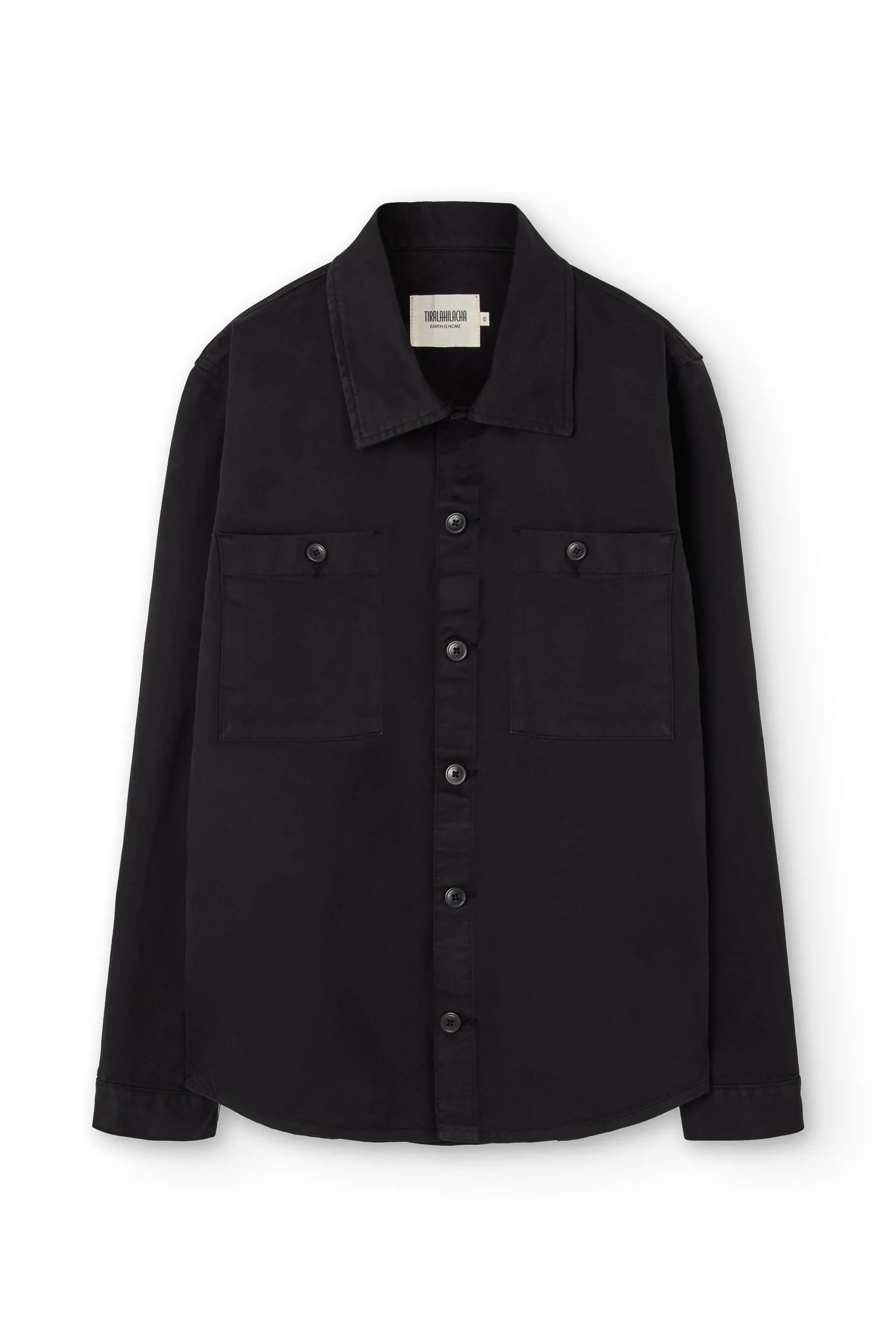 Helmut Unisex Organic Cotton Worker Overshirt Black sold by Ivalo.com product image thumbnail 5