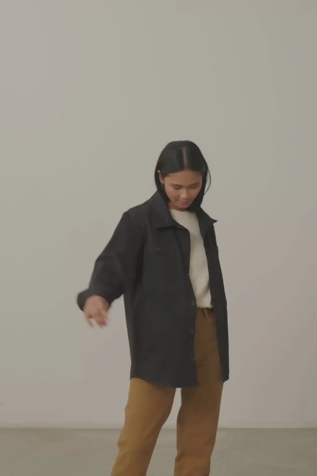 Helmut Unisex Organic Cotton Worker Overshirt Black sold by Ivalo.com product image thumbnail 4