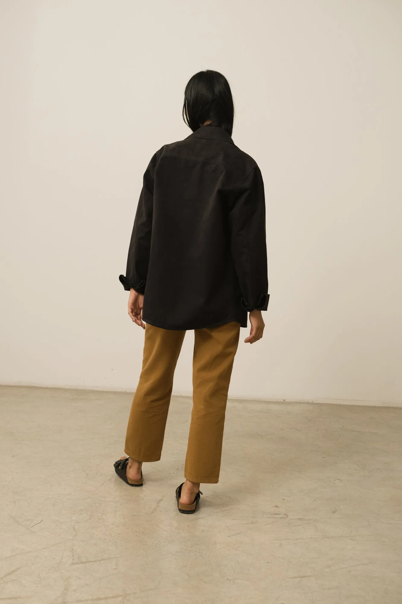 Helmut Unisex Organic Cotton Worker Overshirt Black sold by Ivalo.com product image thumbnail 2