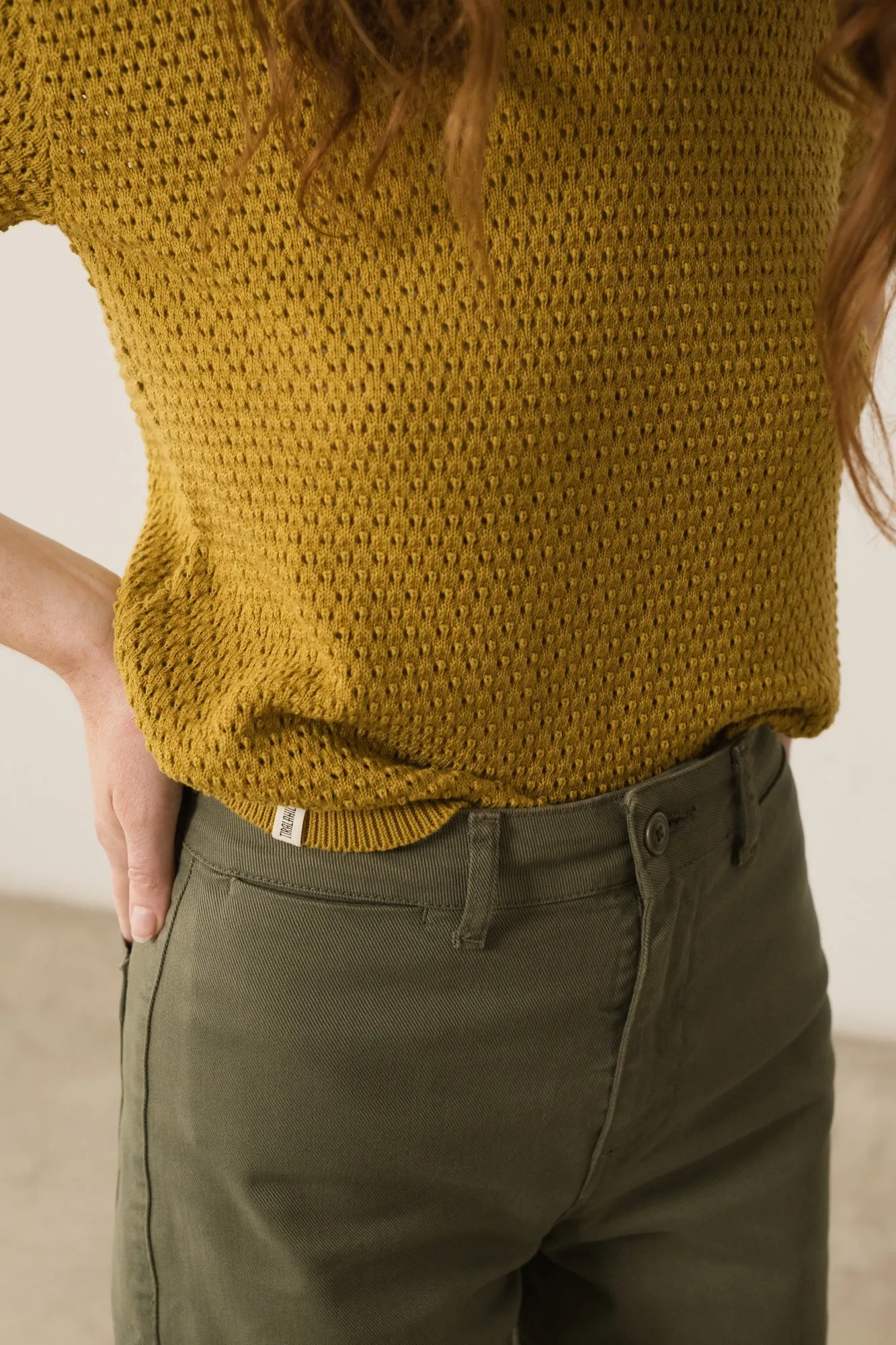 Hani Recycled Cotton Sailor Pants Green sold by Ivalo.com product image thumbnail 3