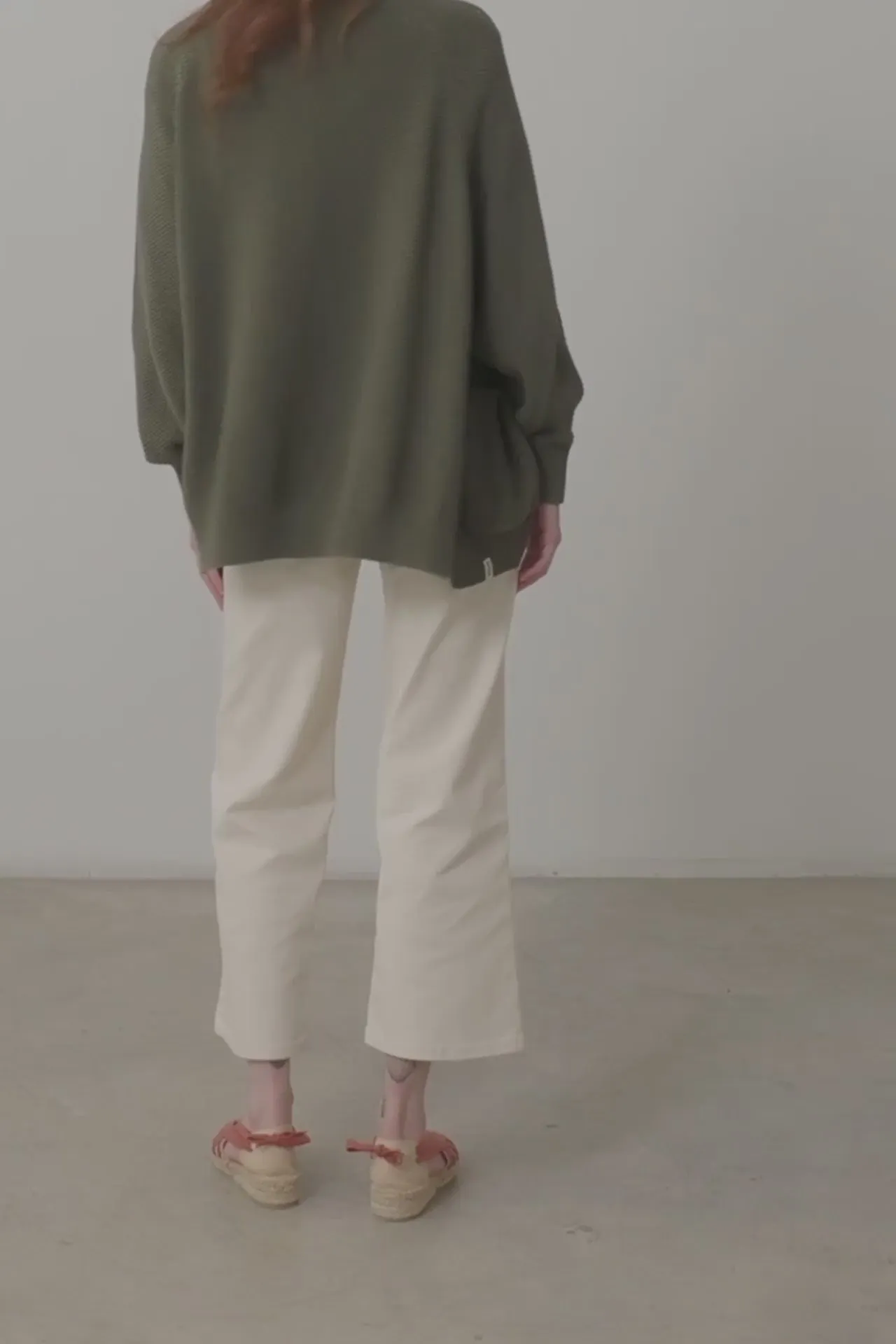 Hani Recycled Cotton Sailor Pants White sold by Ivalo.com product image thumbnail 4