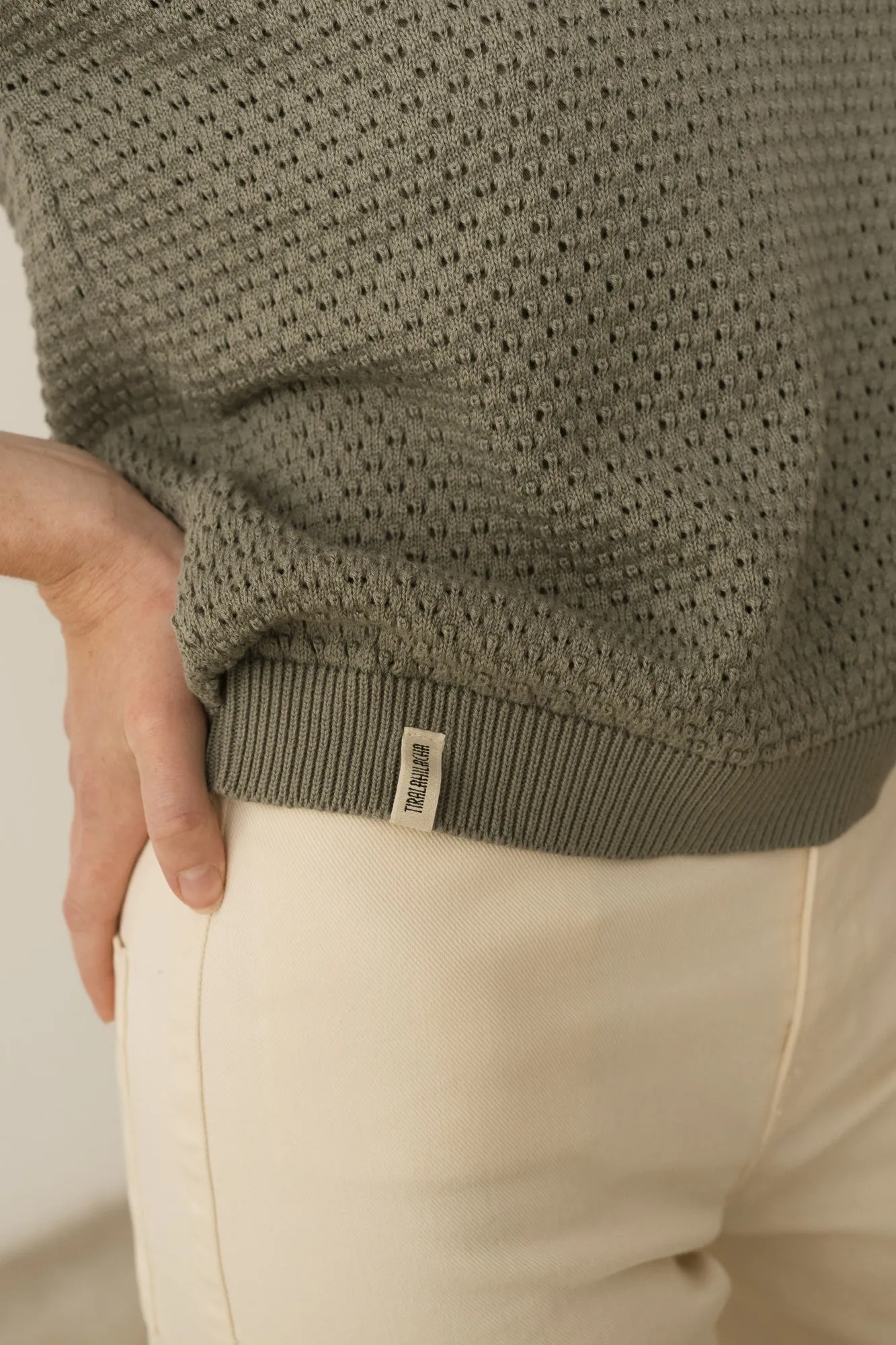 Hadara Short Sleeve Knitted Top Grayish Blue sold by Ivalo.com product image thumbnail 3