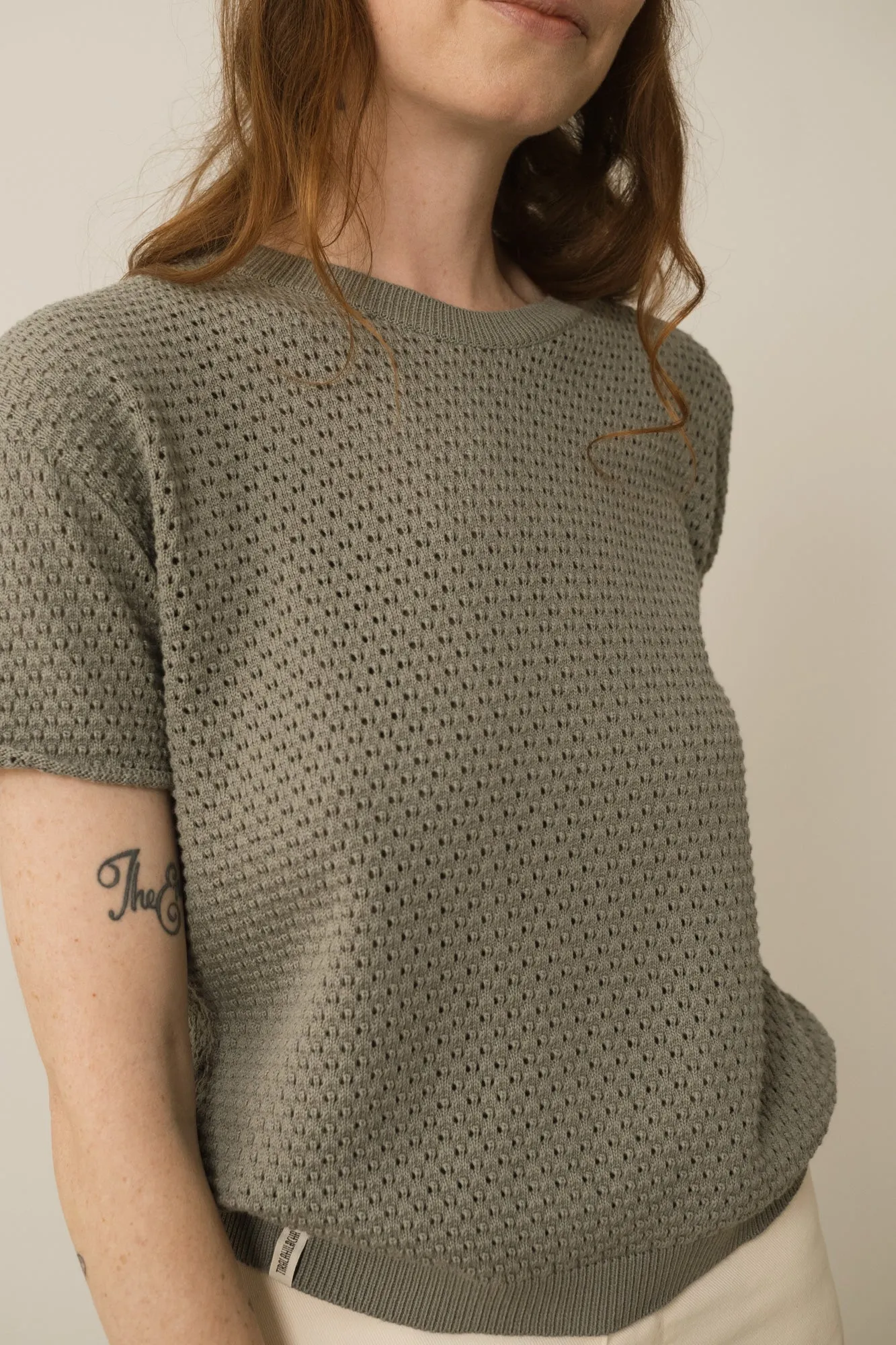 Hadara Short Sleeve Knitted Top Grayish Blue sold by Ivalo.com product image thumbnail 2