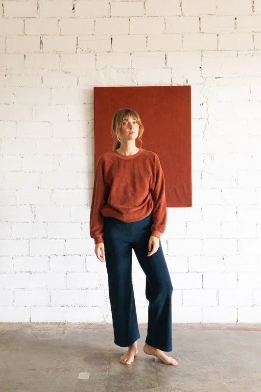 Gloria Terry Trousers Midnight Blue sold by Ivalo.com