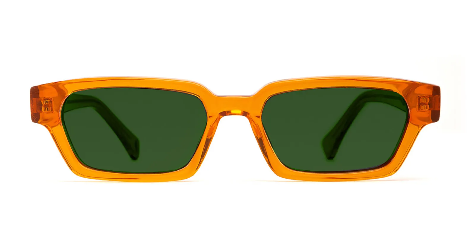Okoto Sunglasses Orange Olive made by Meller