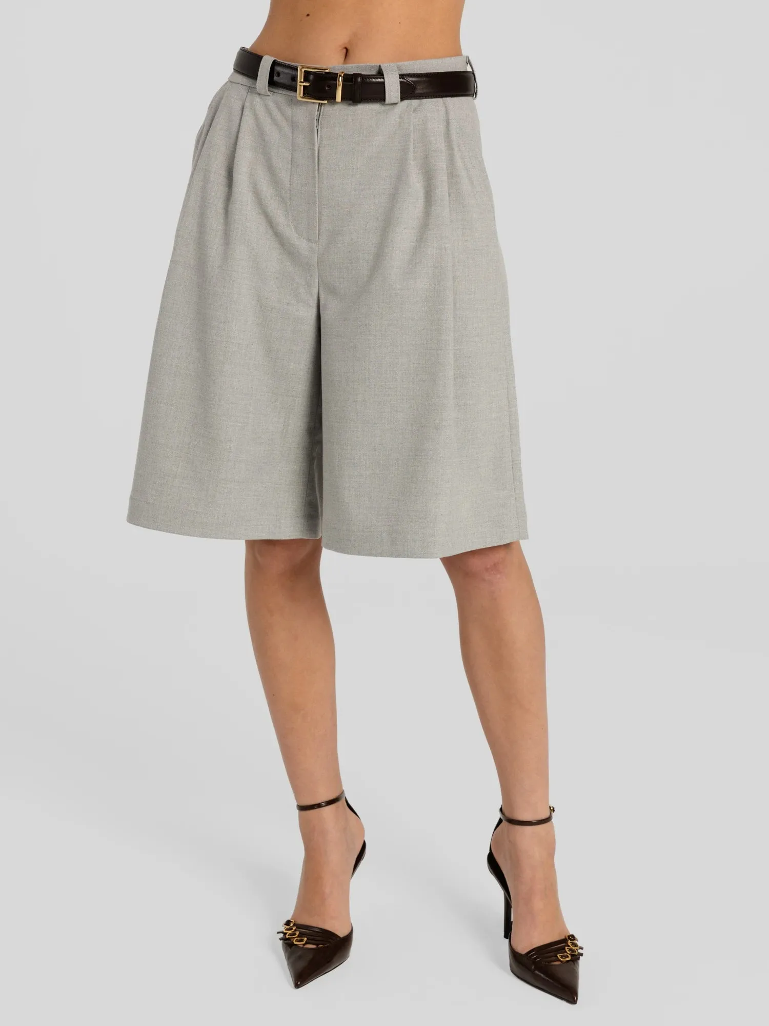 Omaro Tailored Bermuda Shorts Grey sold by Ivalo.com