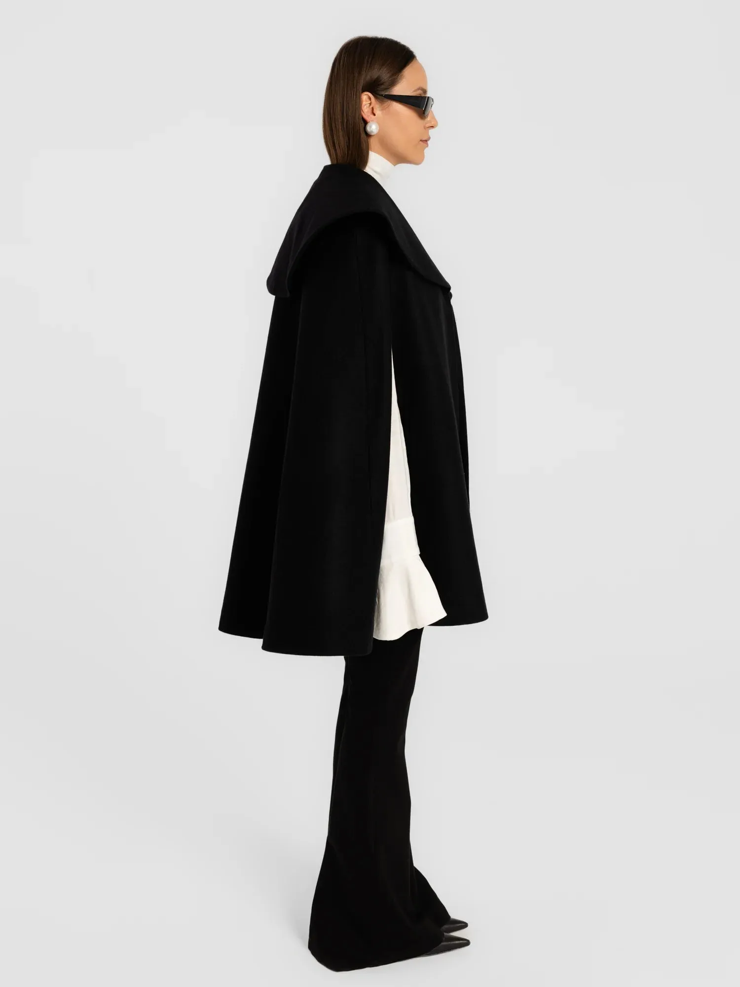 Wool Poncho Black sold by Ivalo.com product image thumbnail 4