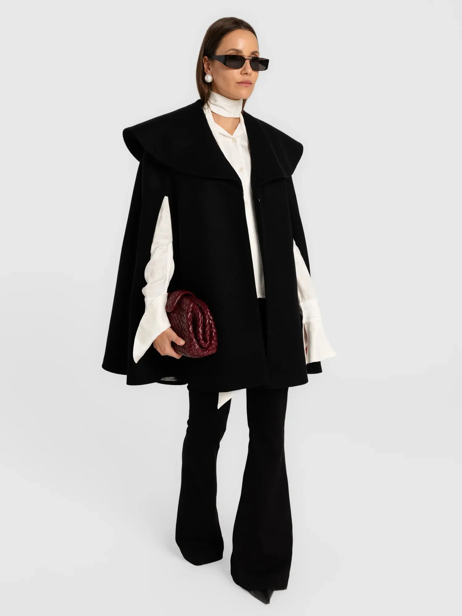 Wool Poncho Black sold by Ivalo.com product image thumbnail 3