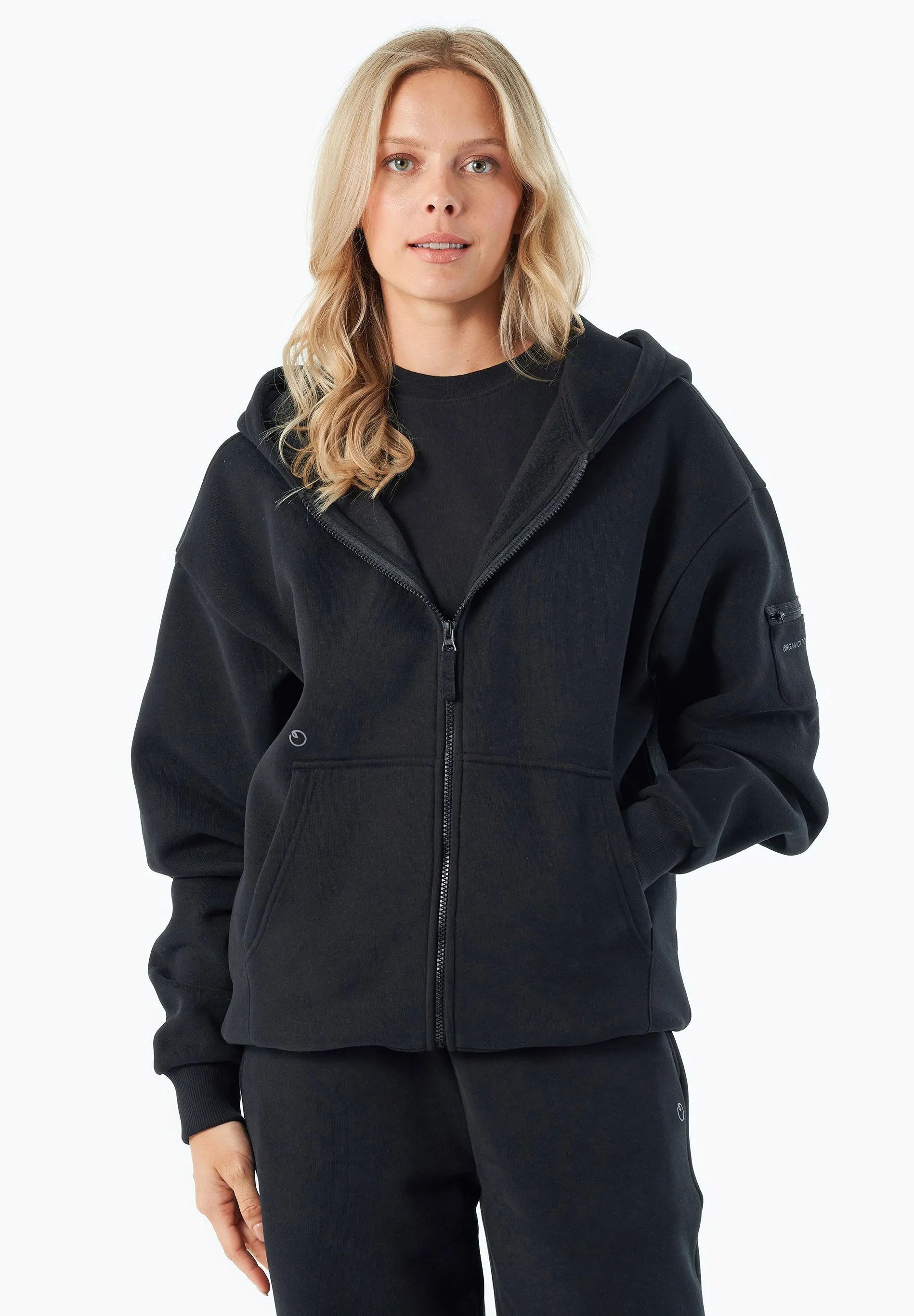 JENNA Unisex Full Zip-Hoodie Black sold by Ivalo.com product image thumbnail 4