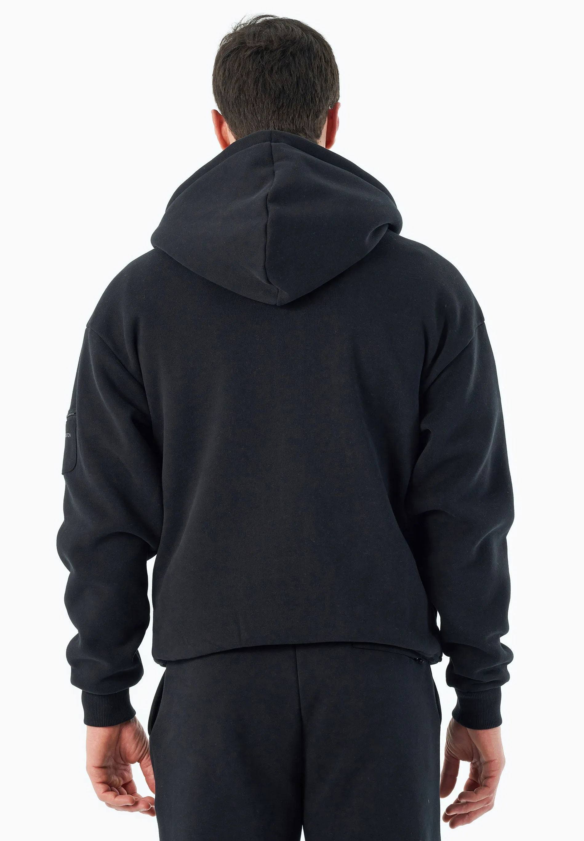 JENNA Unisex Full Zip-Hoodie Black sold by Ivalo.com product image thumbnail 5