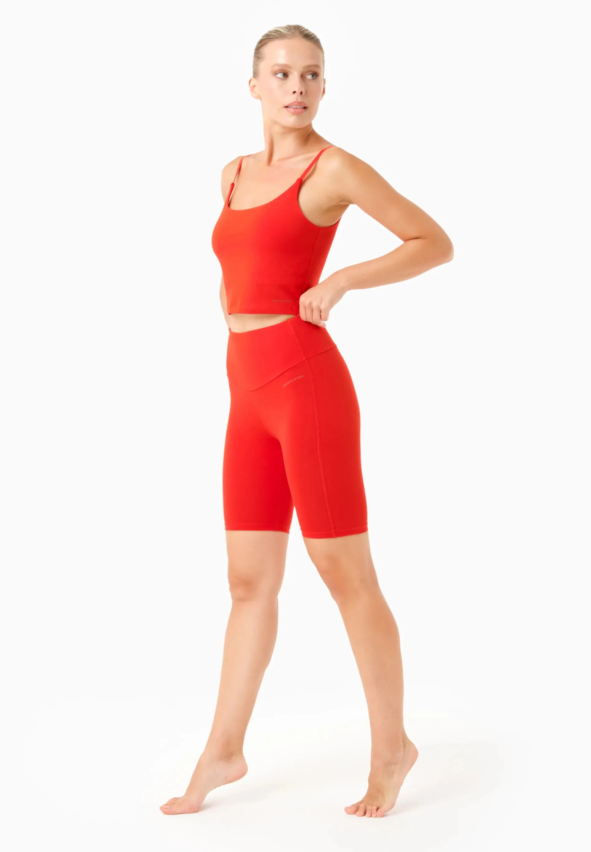 Tarra Cotton Crop Top Red Hot sold by Ivalo.com product image thumbnail 2