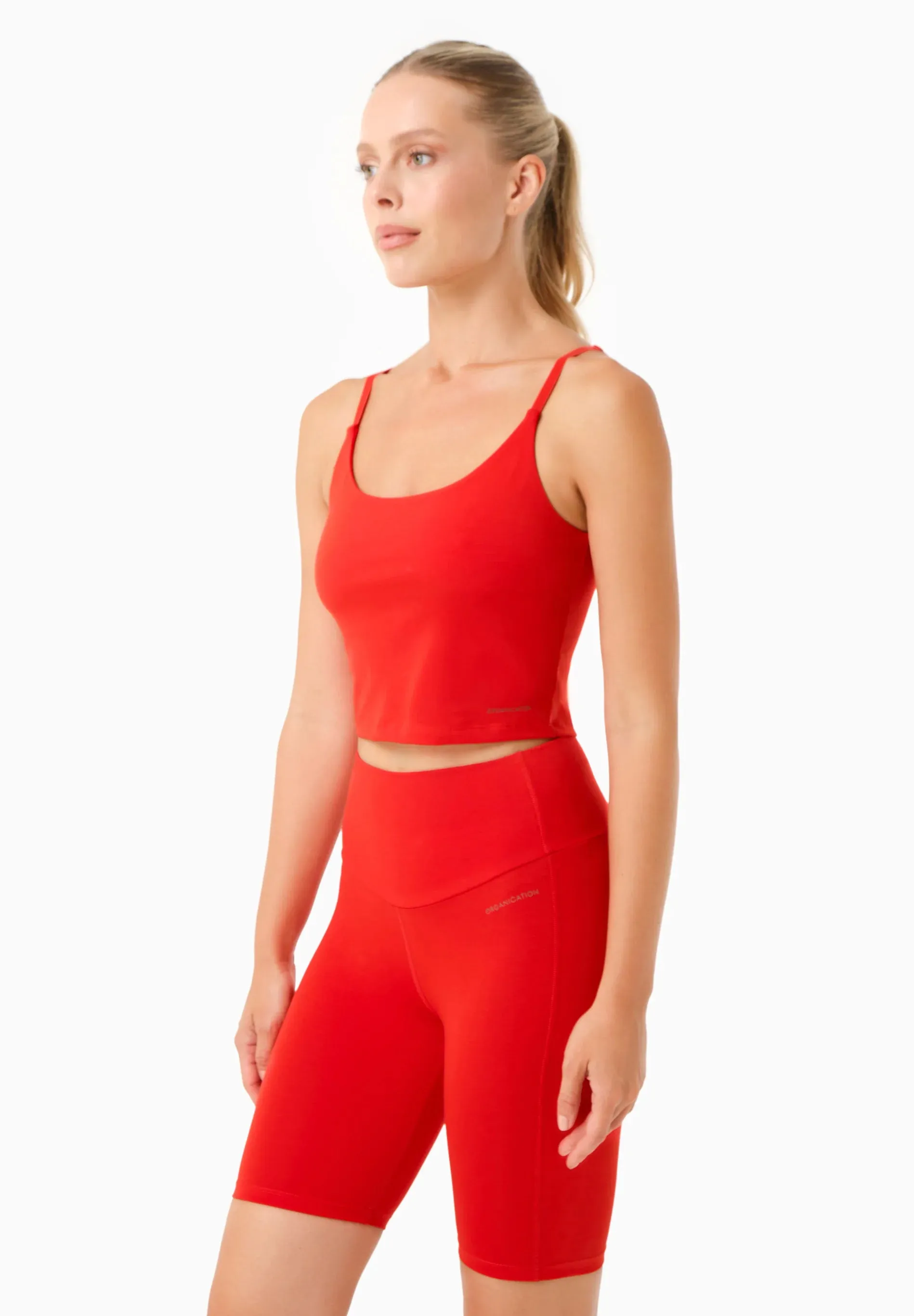 Tarra Cotton Crop Top Red Hot sold by Ivalo.com product image thumbnail 3