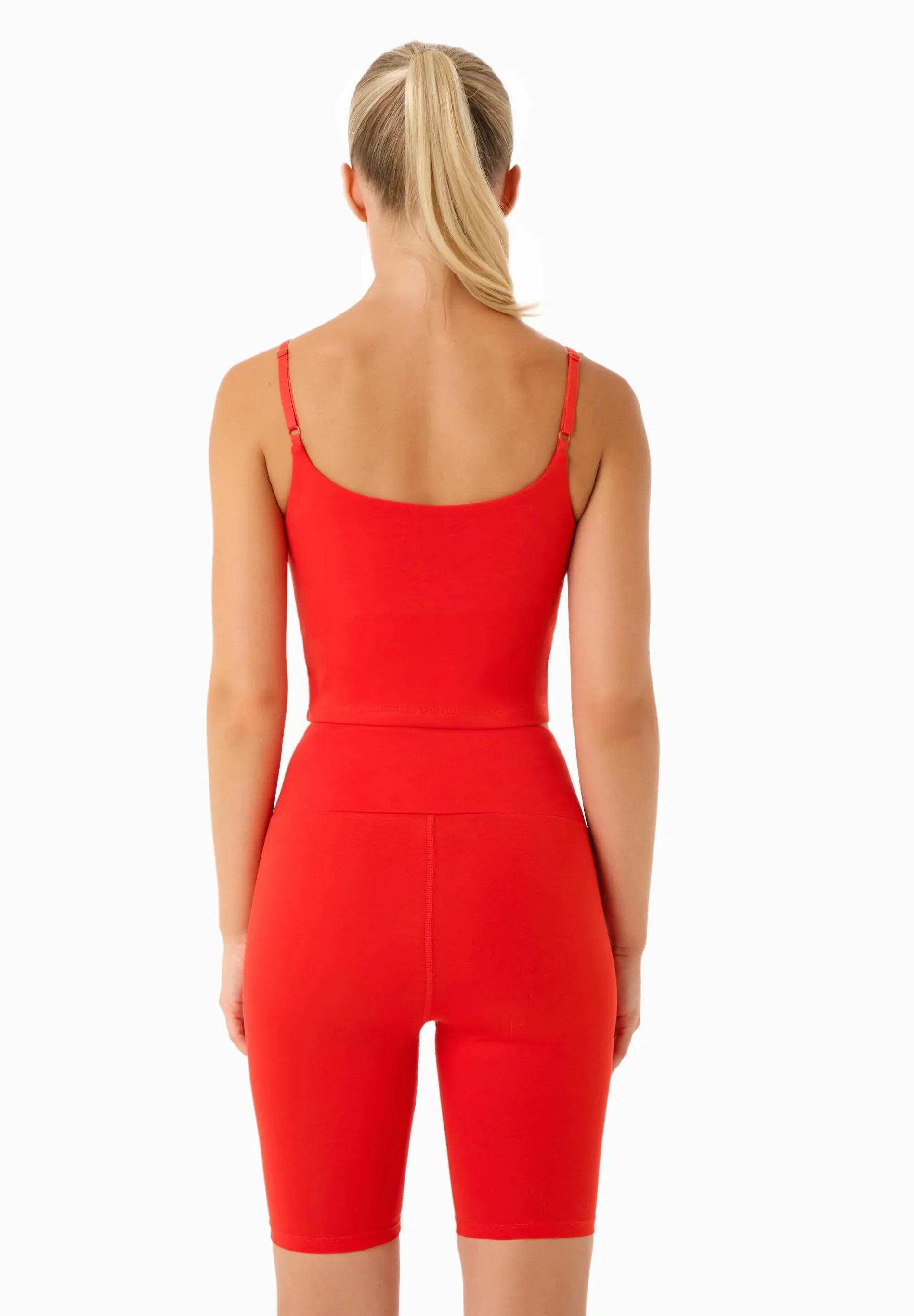 Tarra Cotton Crop Top Red Hot sold by Ivalo.com product image thumbnail 4