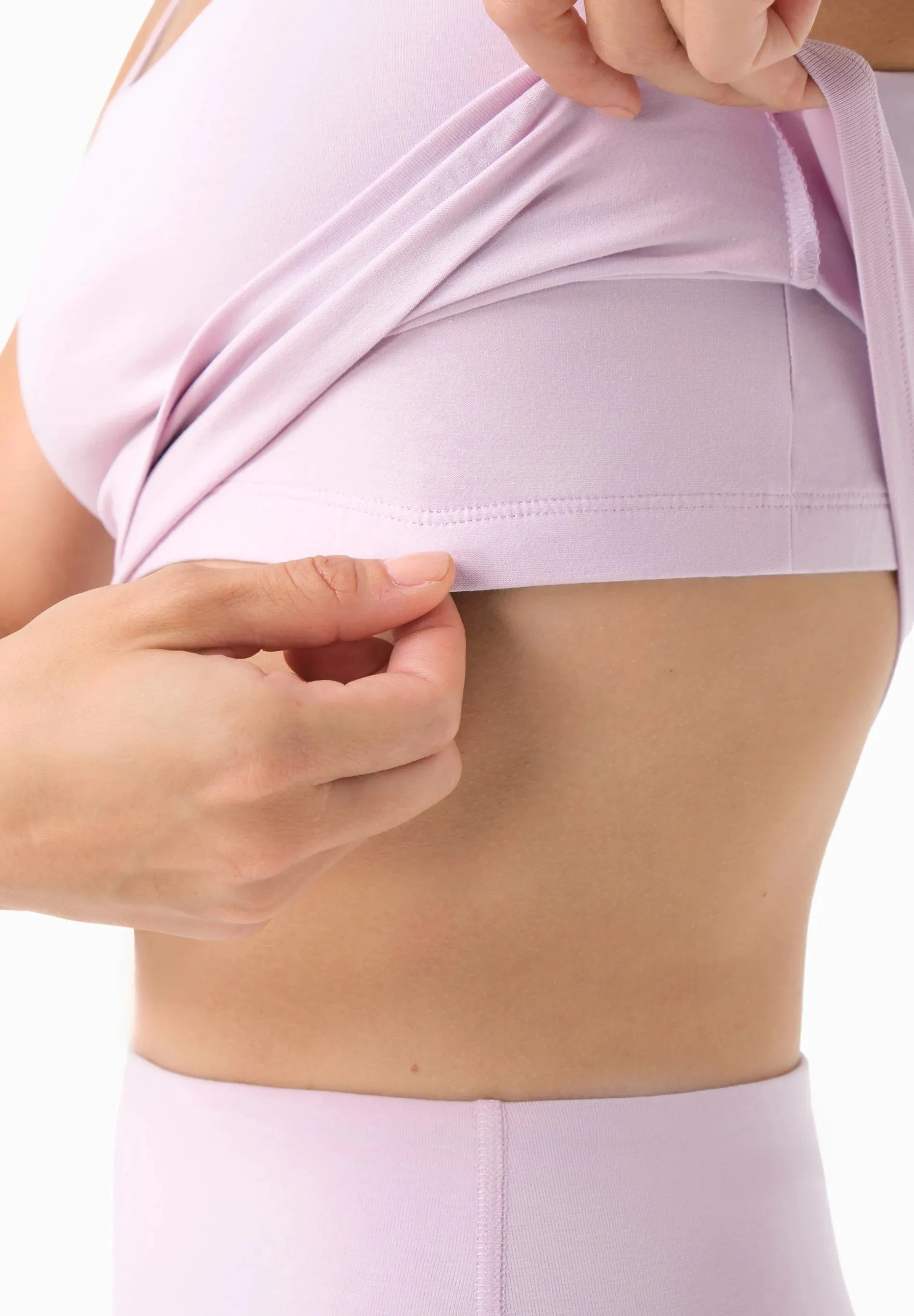 Tarra Cotton Crop Top Soft Lilac sold by Ivalo.com product image thumbnail 5