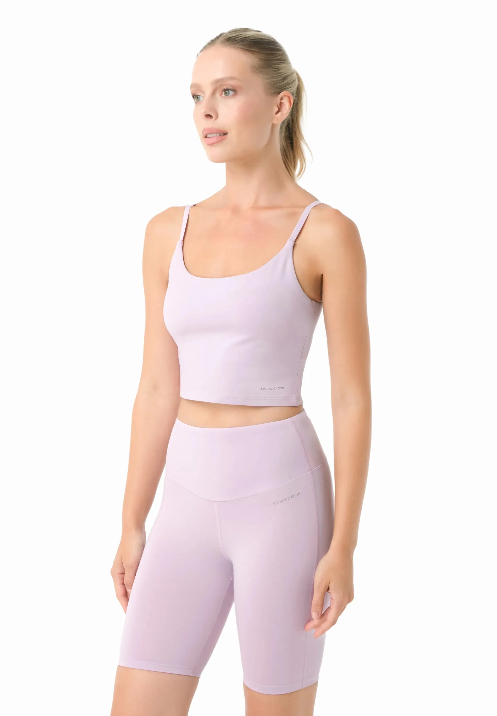 Tarra Cotton Crop Top Soft Lilac sold by Ivalo.com product image thumbnail 3