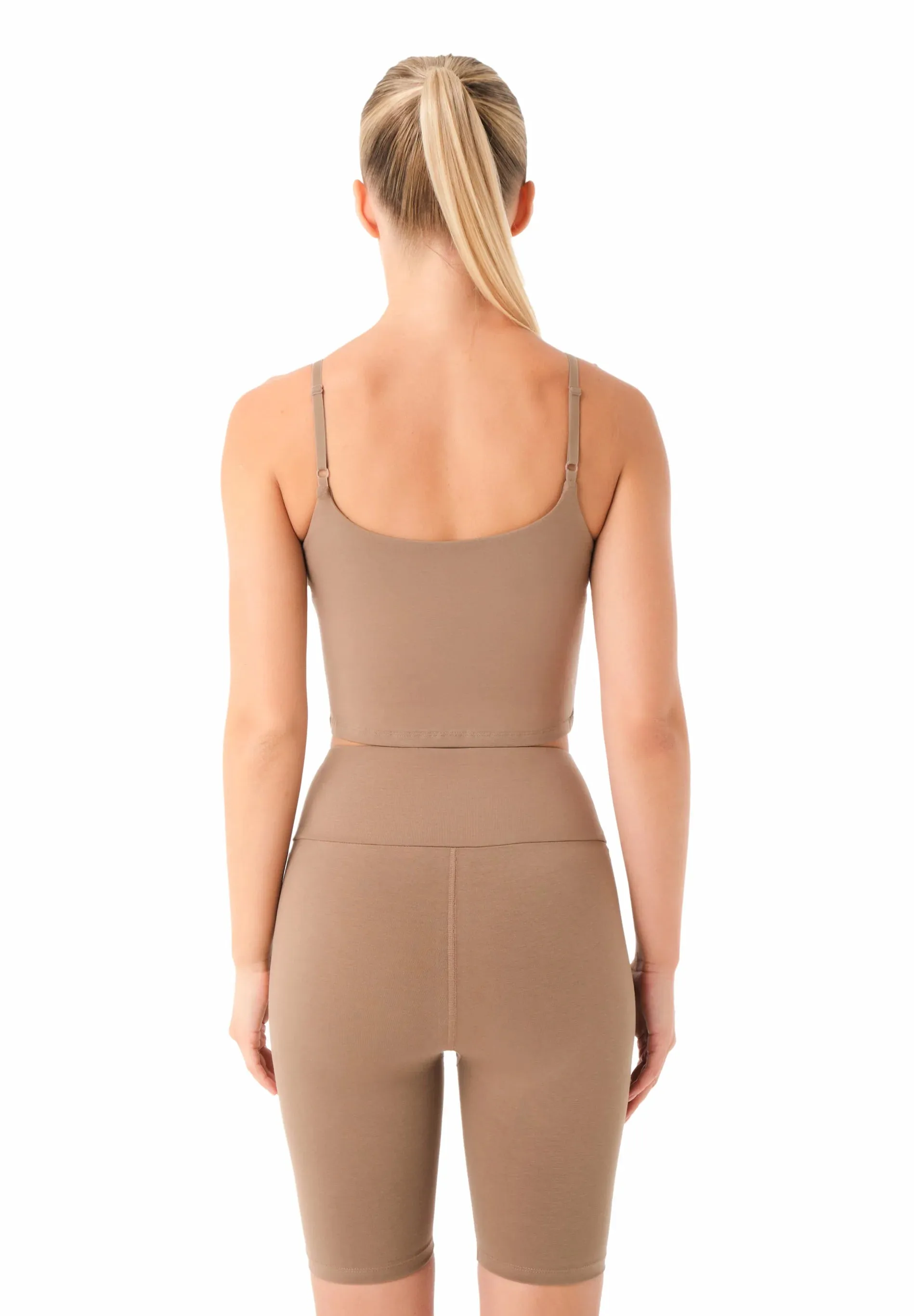 Tarra Cotton Crop Top Gravel sold by Ivalo.com product image thumbnail 4