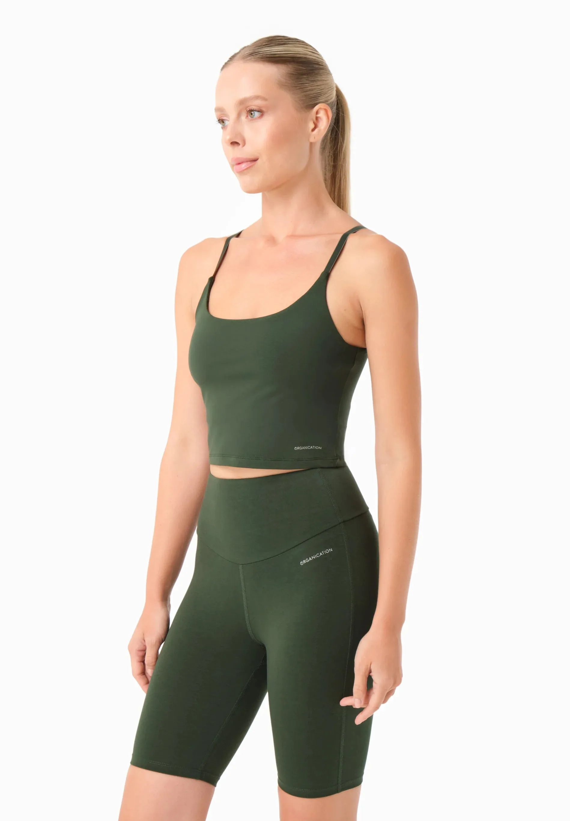 Tarra Cotton Crop Top Amazonas Green sold by Ivalo.com product image thumbnail 3