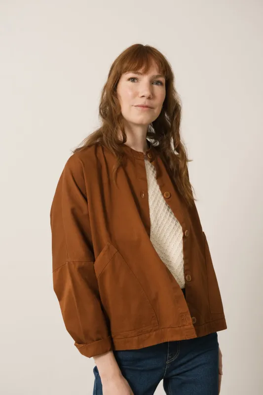 Henny Organic Cotton Jacket Terracotta sold by Ivalo.com