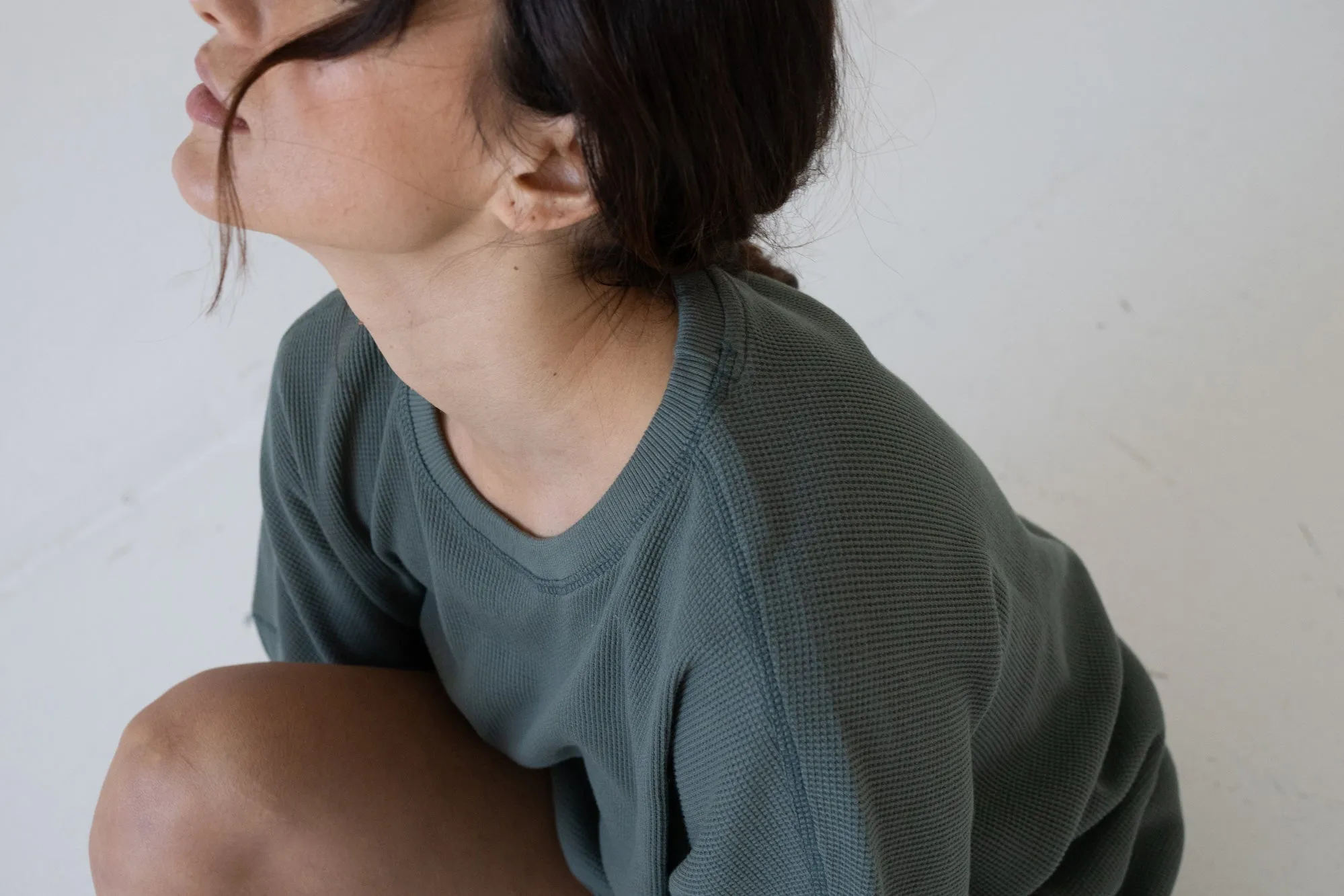 Helmut Oversized Waffle Sweatshirt Blue sold by Ivalo.com product image thumbnail 4