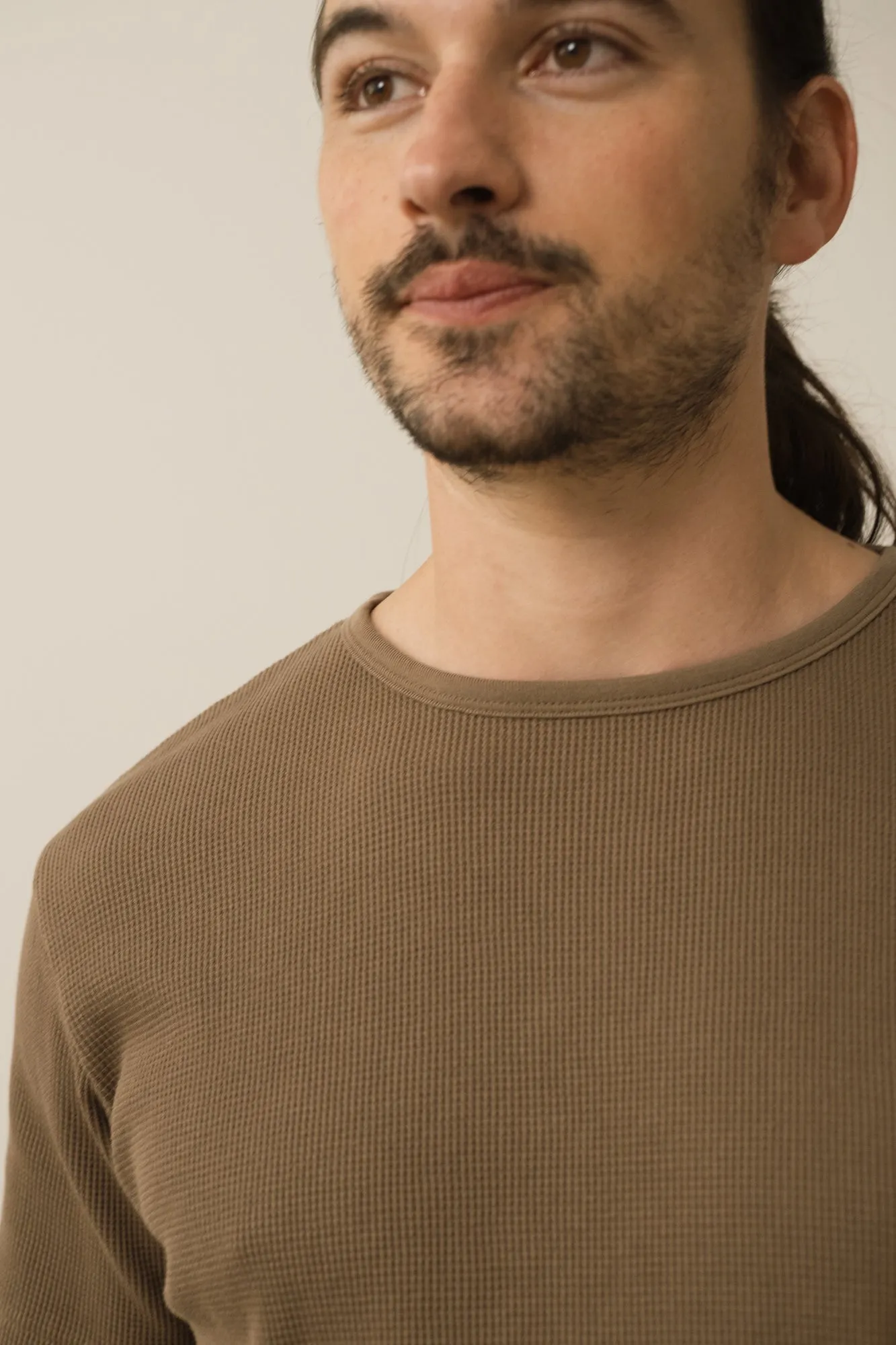 Men's Harmony Waffle T-Shirt Brown sold by Ivalo.com