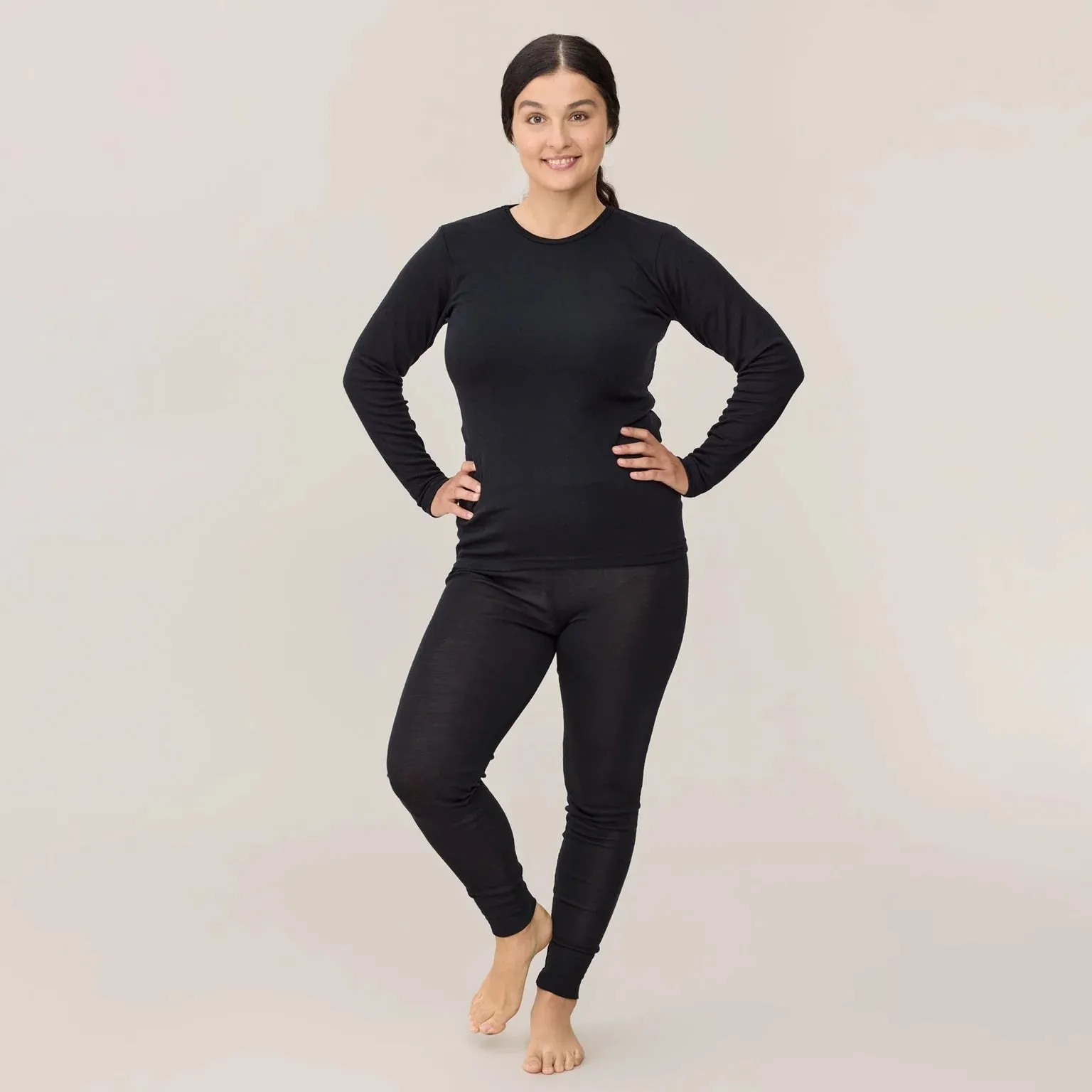 Klassikko Women's Merino Silk Long Johns Black sold by Ivalo.com product image thumbnail 3