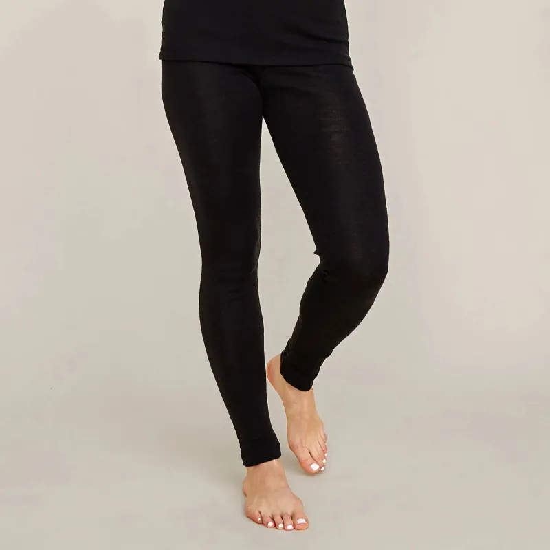 Klassikko Women's Merino Silk Long Johns Black sold by Ivalo.com