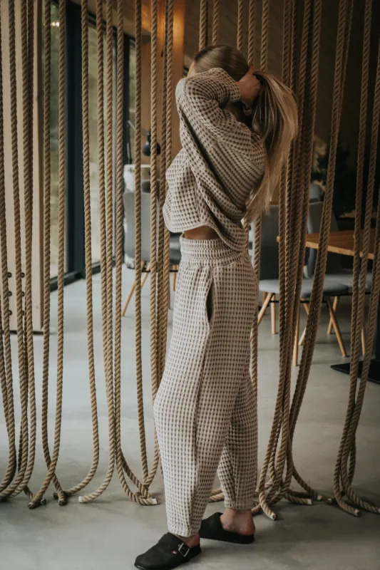 Aiko Pants Beige sold by Ivalo.com