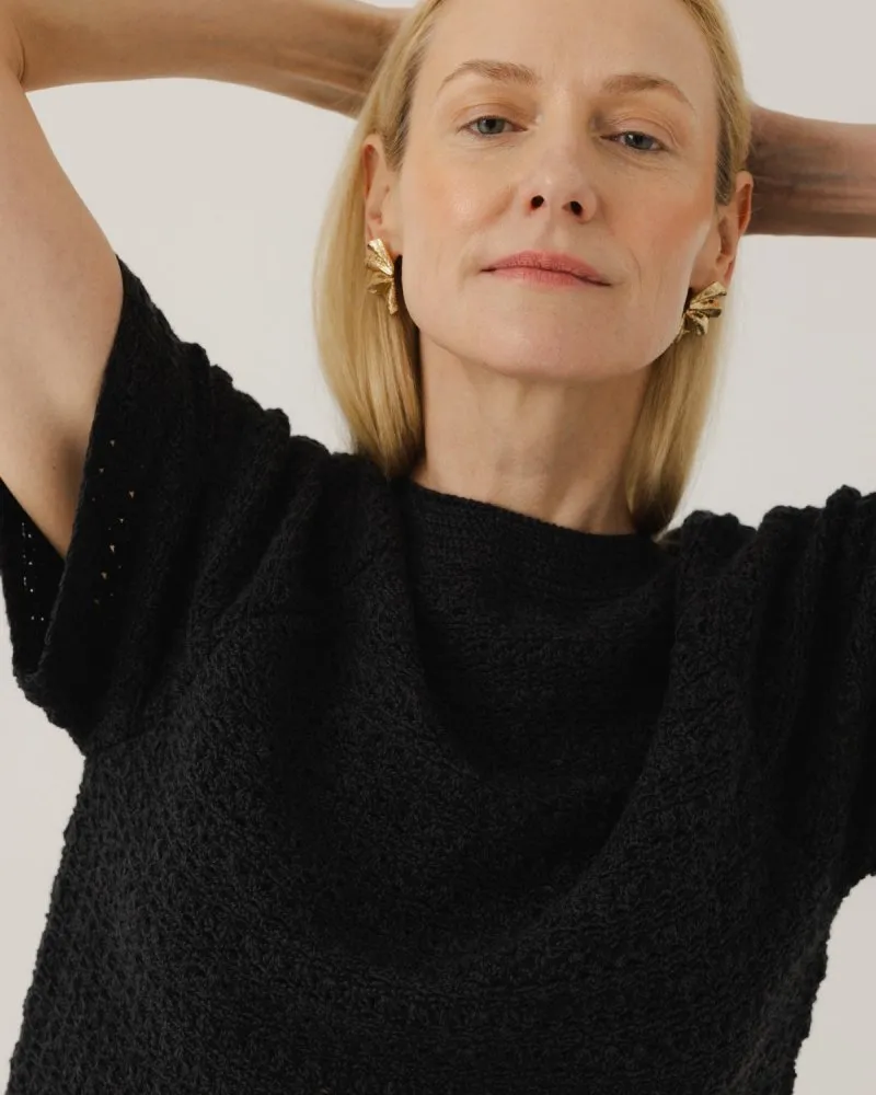 Vasara Crochet Mini Dress Black sold by Ivalo.com product image thumbnail 2