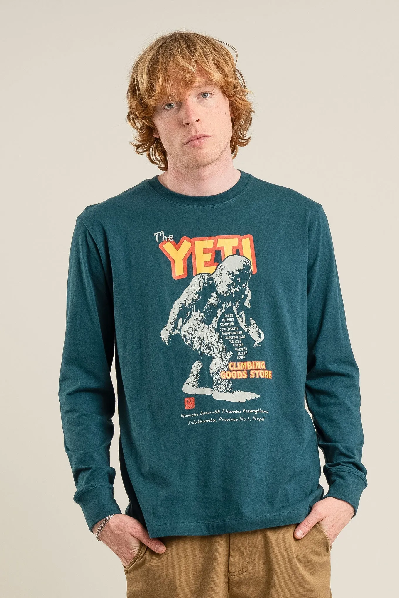 YETI Organic Cotton Tee - Teal sold by Ivalo.com
