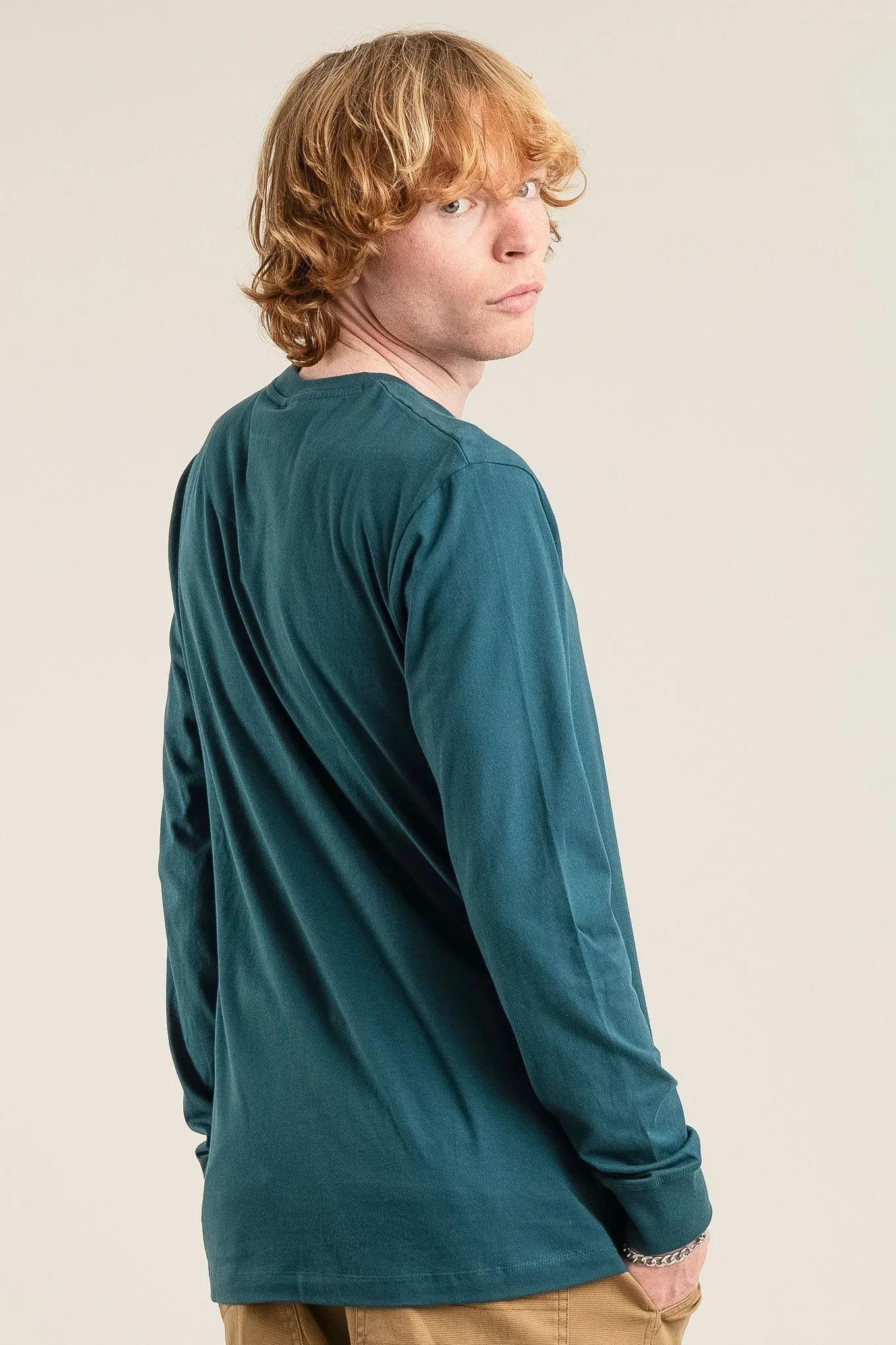 YETI Organic Cotton Tee - Teal sold by Ivalo.com product image thumbnail 2
