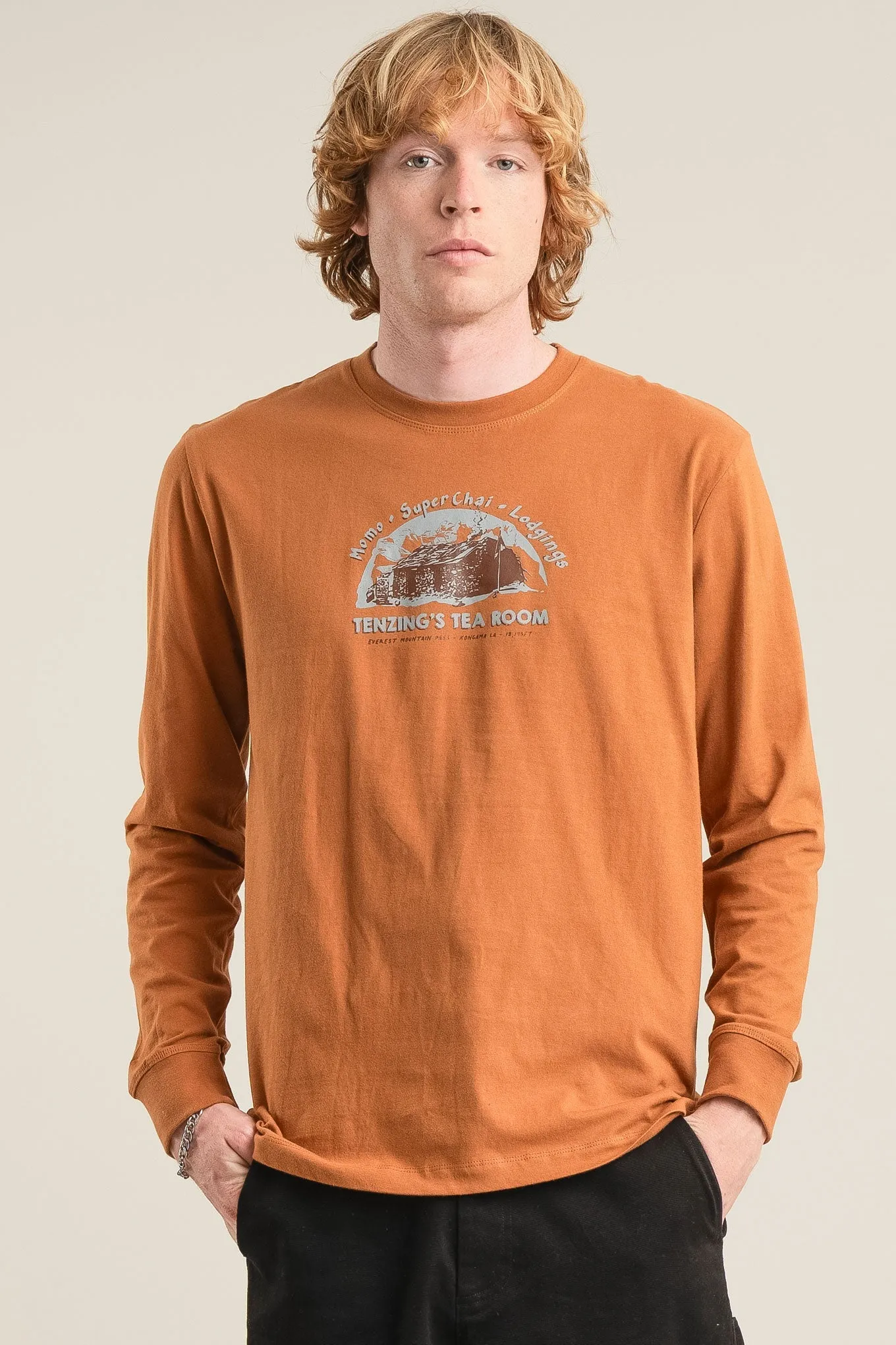 Team Rooms Organic Cotton T-Shirt Gold sold by Ivalo.com