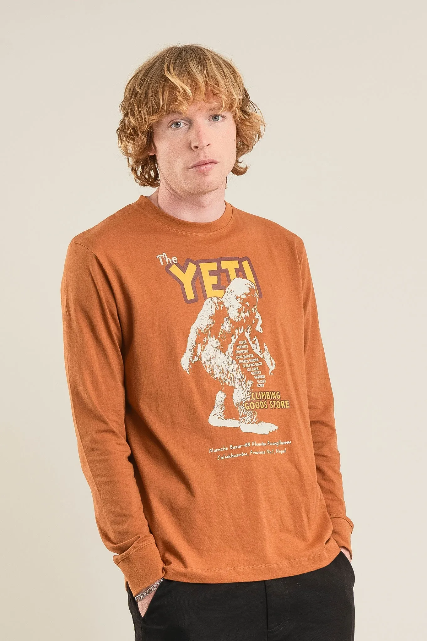 YETI Organic Cotton Tee Brass sold by Ivalo.com