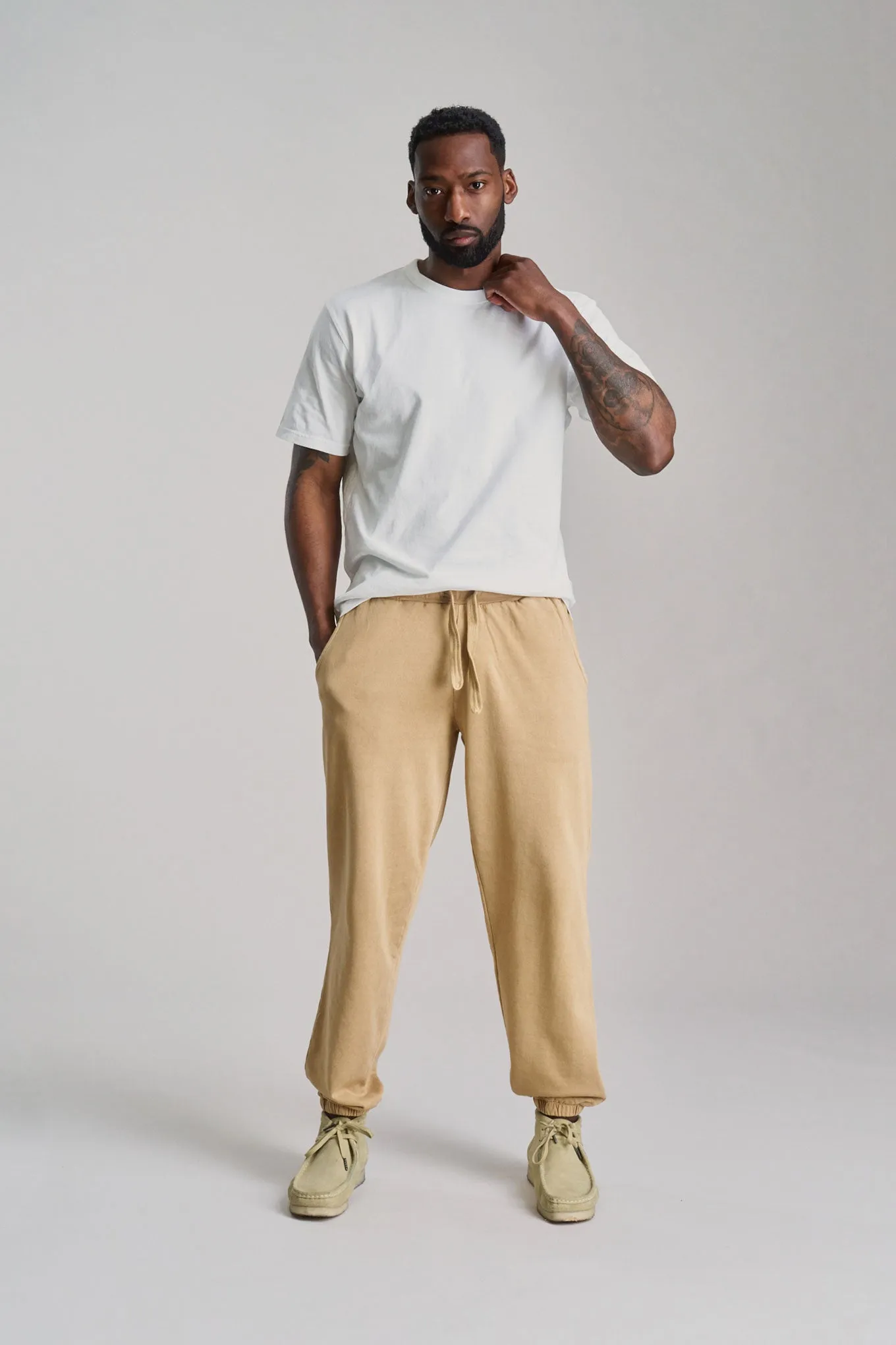 Adam Organic Cotton Sweatpants Beige sold by Ivalo.com