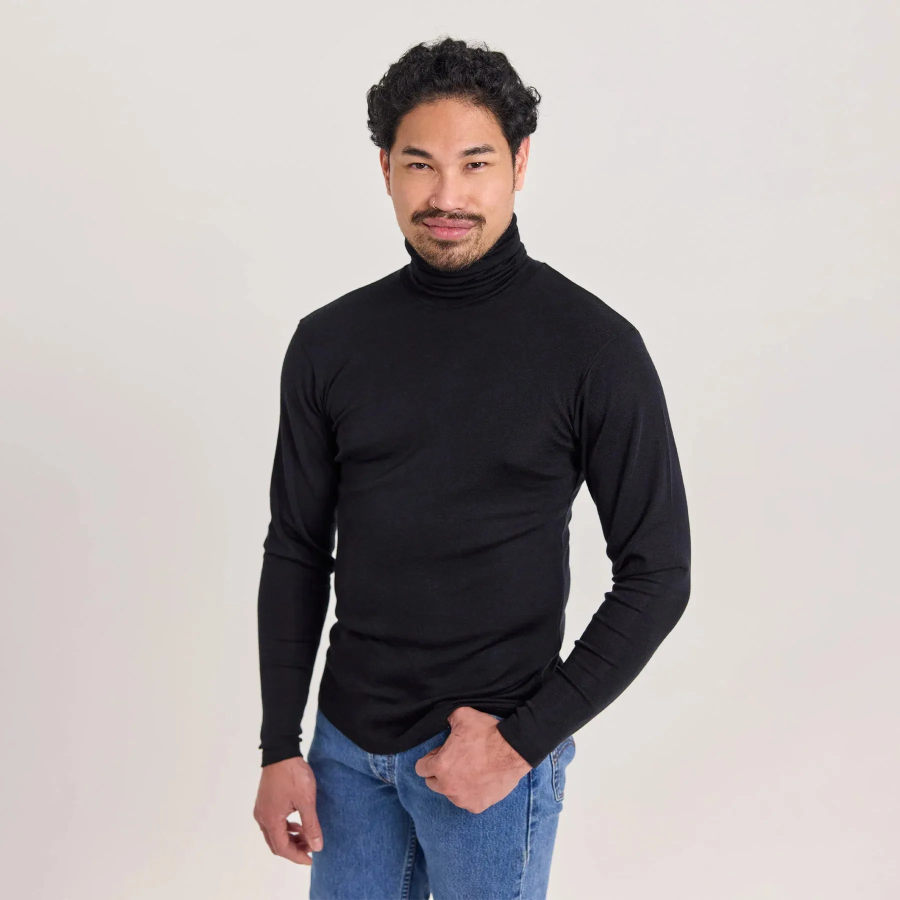 Klassikko Men's Turtleneck Long-Sleeve Black sold by Ivalo.com product image thumbnail 2