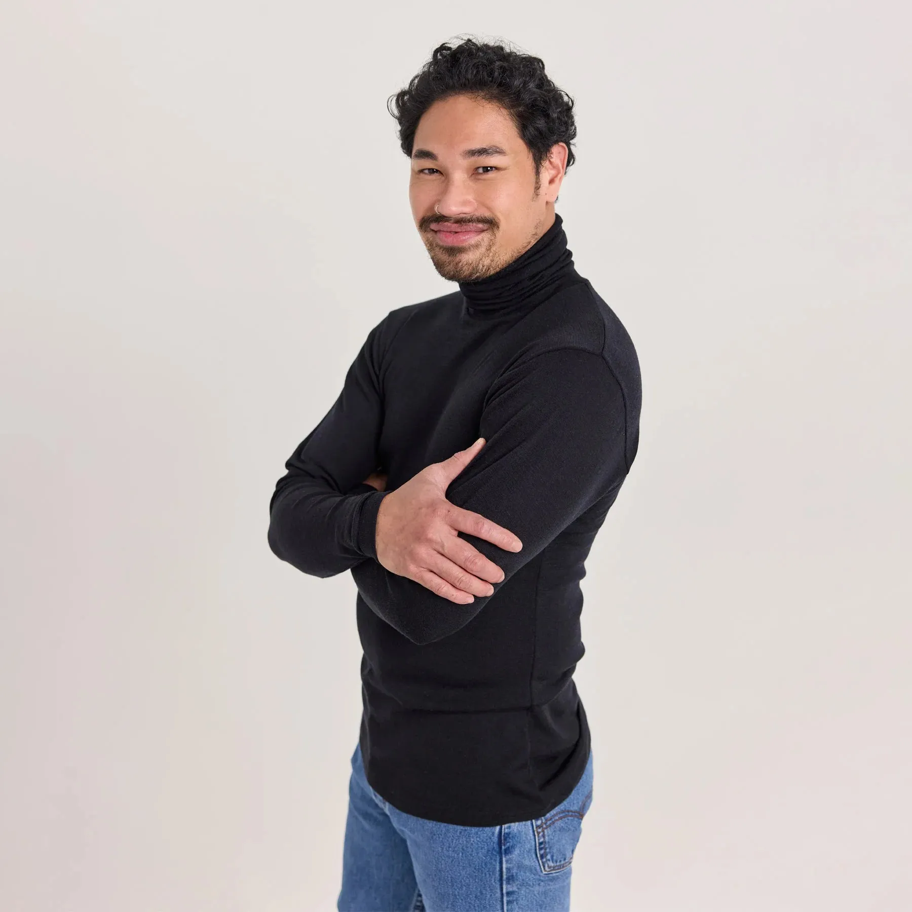 Klassikko Men's Turtleneck Long-Sleeve Black sold by Ivalo.com