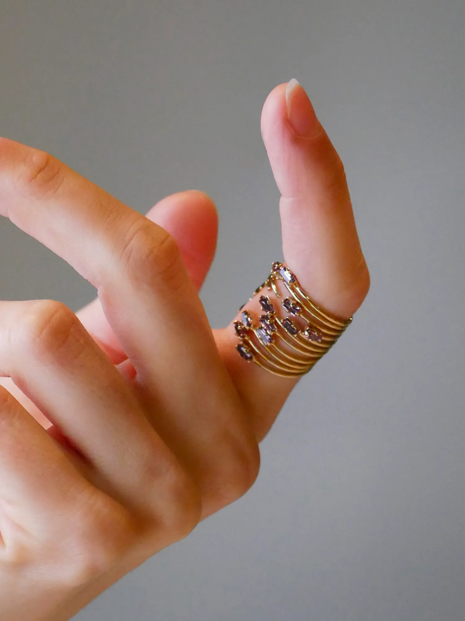 Jules Silver Ring Lilac sold by Ivalo.com product image thumbnail 2