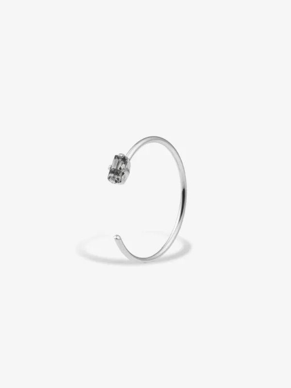 Jules Silver Ring Gris sold by Ivalo.com