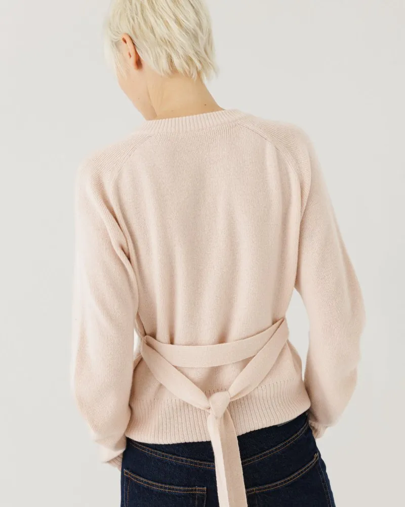 Indraja Wool & Cashmere Cardigan Dusty Pink sold by Ivalo.com product image thumbnail 2