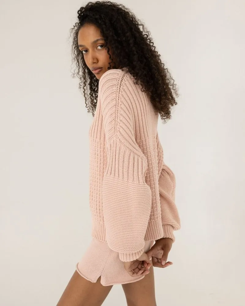 Delčia Cotton Sweater Dusty Pink sold by Ivalo.com product image thumbnail 4