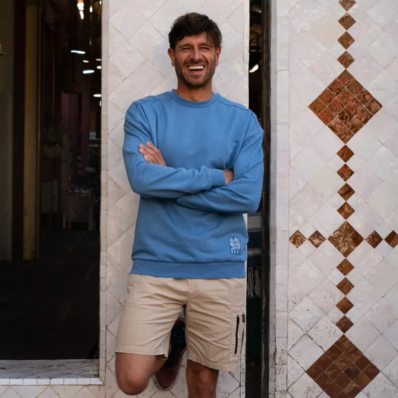 Crew Sweatshirt Blue Bamboo sold by Ivalo.com