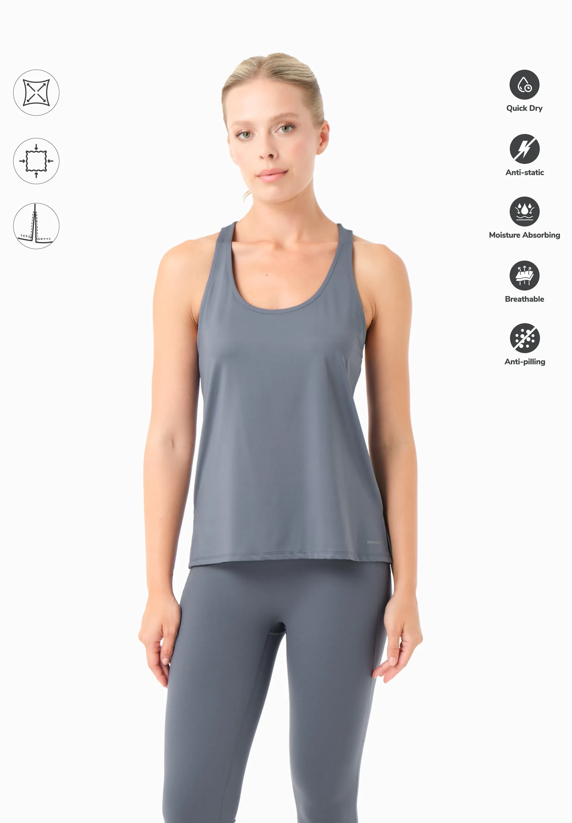 Tinna Sporty Tank Top Soft Indigo sold by Ivalo.com