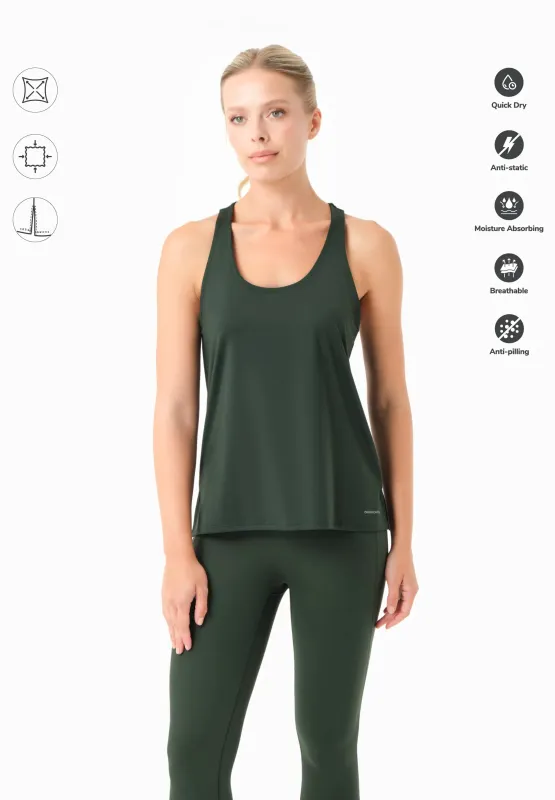 Tinna Sporty Tank Top Amazonas Green made by Ivalo.com