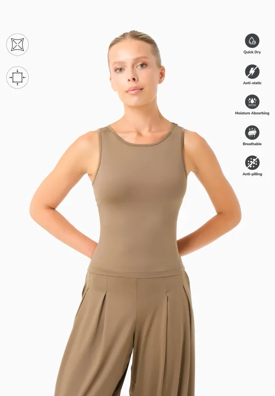 Annya Sporty Tank Top Gravel sold by Ivalo.com
