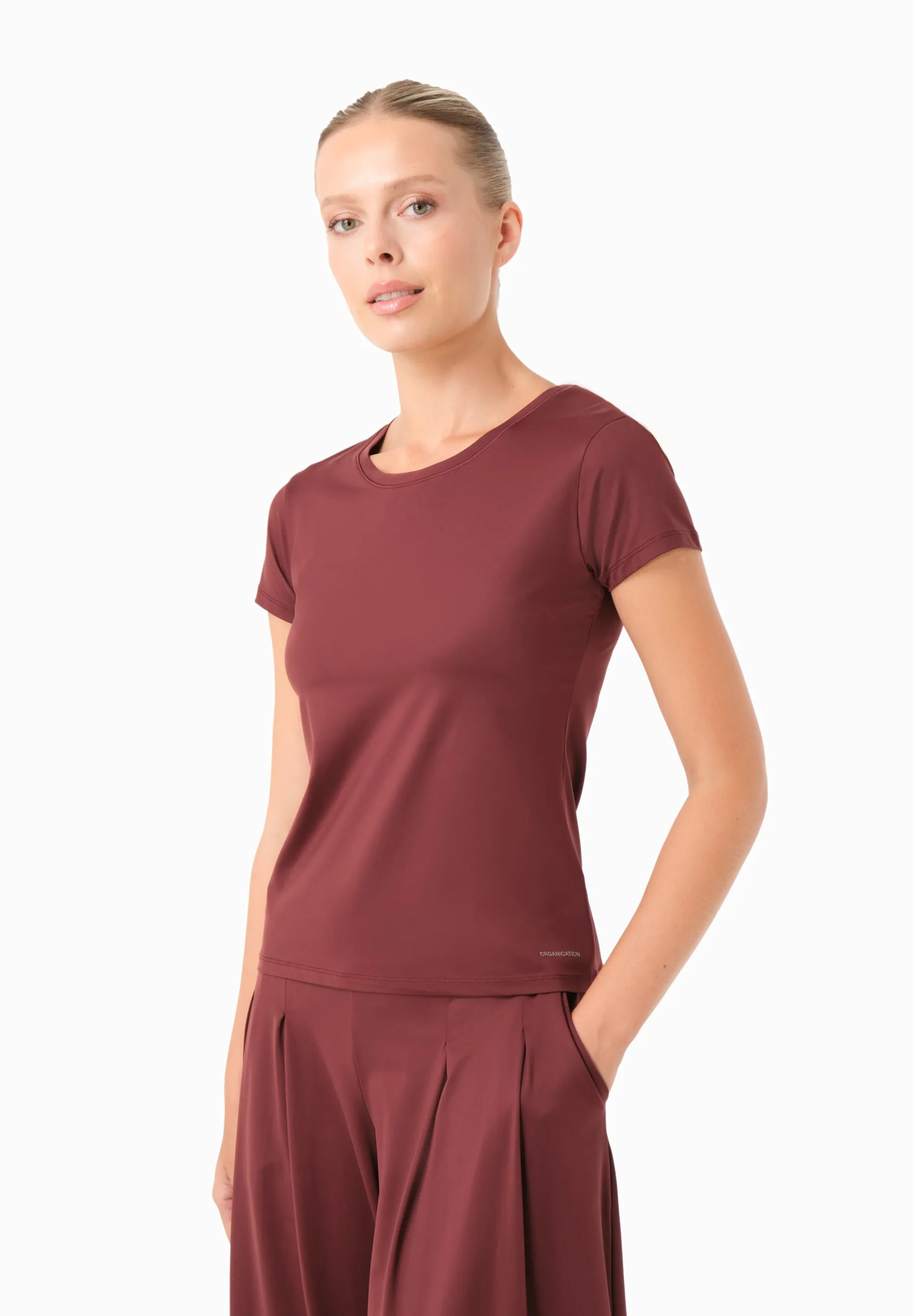 Tattum Sporty T-shirt Bordeaux sold by Ivalo.com product image thumbnail 3